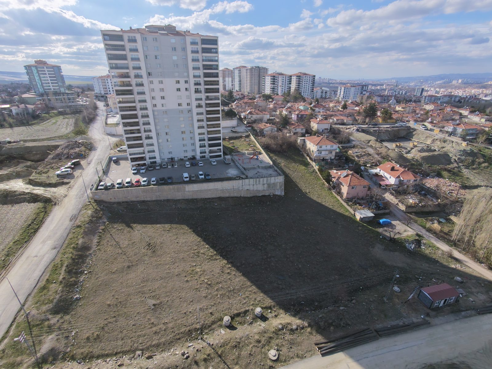 Kıbrısköy proje alanı drone görünümü